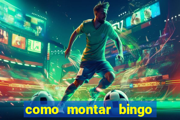 como montar bingo brinquedos toia